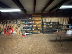 CONTENTS OF SHELVING IN STORAGE ROOM