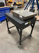(2) GRANITE SURFACE PLATES: STAND-MOUNTED & BENCH-TOP UNITS