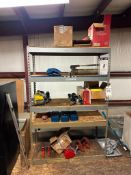 CONTENTS OF SHELVING IN STORAGE ROOM