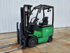 2023 HANGCHA CPD25 5,000 LB ELECTRIC FORKLIFT