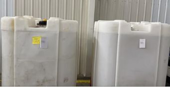 ONE LOT: TWO TOTES WHITE VINEGAR 600 GALLONS