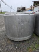 CHERRY BURRELL STAINLESS STEEL MIXING TANK, 800 GALLON, WPB