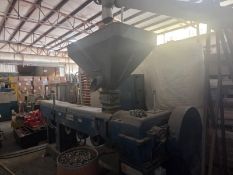 PRODEX 3.5 MILL 240 EXTRUDER WITH CONAIR PELLETIZER MODEL 206 8”