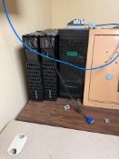HPE SERVER WITH (2) CYBERPOWER BATTERY BACKUPS