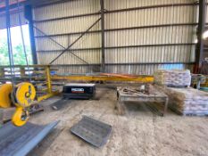 NORELCO 3 TON OVERHEAD CAPACITY CRANE WITH 47' BRIDGE