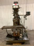 WELLS MFG. CORP. VERTICAL KNEE MILL MODEL 837 S/N 1618