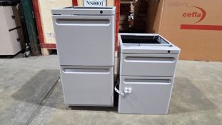 (2) METAL FILE CABINETS