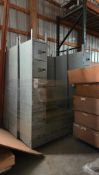 PALLET OF 3 ARCHED FORMAT LOCKABLE CUBBY LOCKER SYSTEMS