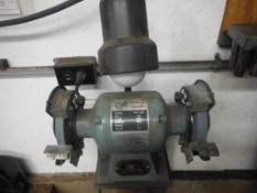 BENCH GRINDER AND ANGLE PLATE