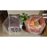 SET OF 2 LEATHER CHAIRS