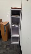 4-LEVEL WHITE STORAGE SHELF