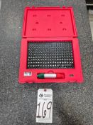 STARRETT S4003-250 PRECISION STEEL PIN GAGE SET - .061