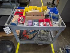 ASSORTED MOBILE CARTS, HARDWARE, AND MAINTENANCE SUPPLIES