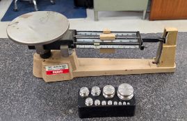 TRIPLE BEAM BALANCE SCALE & WEIGHTS