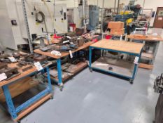 (6) ASSORTED BENCHES AND TABLES *CONTENTS NOT INCLUDED