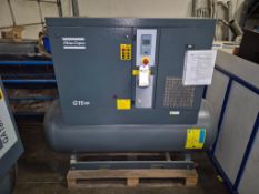 2018 ATLAS COPCO G15FF 20 HP ROTARY SCREW COMPRESSOR - INTEGRATED DRYER & 120 GALLON TANK