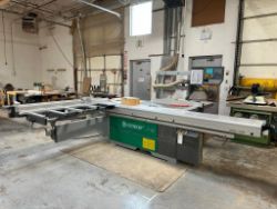 2003 ALTENDORF F 45 CE SLIDING TABLE SAW, 3400MM (11.1') SLIDING TABLE, TILTING BLADE, CNC RIP FENCE