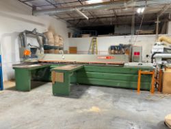1994 SCHEER PA 5000 P AUTOMATIC CNC BEAM SAW WITH INTEGRATED DUST COLLECTION