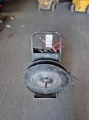 MOBILE STEEL STRAPPING DISPENSER - INTEGRATED TOOL TRAY, 16