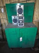 INDUSTRIAL MOBILE JOBSITE STORAGE CABINET *CONTENTS NOT INCLUDED
