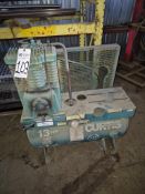CURTIS-TOLEDO 13E2GT3-HE 13 HP GAS-DRIVEN AIR COMPRESSOR - 30-GALLON TANK *MISSING MOTOR