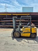 2003 YALE GLP060ZG SOLID TIRE FORKLIFT - 6,000 LB. CAPACITY, LP PROPANE, SIDESHIFT