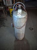 1996 100 LB PROPANE CYLINDER - DOT-4BA240, 239# WATER CAPACITY, 71.3 LB TARE WEIGHT WITH TORCH