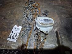 STRONGWAY 57042 MANUAL CHAIN HOIST - 2200 LB CAPACITY, 20 FT MAX LIFT
