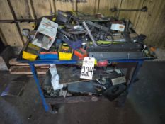 CUSTOM HEAVY-DUTY BLUE STEEL MOBILE SERVICE CART - 2-TIER, 48