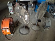 ASSORTED SHOP FANS (X4)