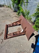 HEAVY-DUTY SNOW PLOW BLADE , REINFORCED STRUCTURAL STEEL