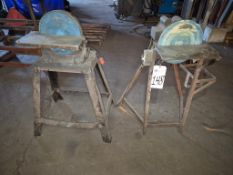 (2) DISC SANDERS WITH STANDS