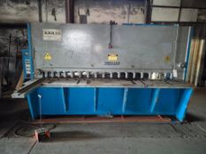 2008 KRRAS RAS 3013 HYDRAULIC PLATE SHEAR - 10' X 1/2