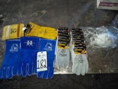 ASSORTED PPE - WELDING/DRIVERS GLOVES, 3M MASKS