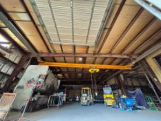 OVERHEAD BRIDGE CRANE 3-TON 60' L X 40' W X 16' H, W/ 2023 ACCO C1W03 3 TON ELECTRIC WIRE ROPE HOIST