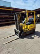 2000 HYSTER S30XM CUSHION TIRE FORKLIFT WITH SIDE SHIFT - 3,000 LB. CAPACITY, LP PROPANE POWERED