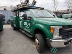 2017 FORD F-450 UTILITY TRUCK - 6.7L POWER STROKE DIESEL, SERVICE BODY, DUAL REAR WHEEL, CREW CAB
