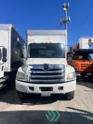2020 HINO 268 BOX TRUCK 26' DRY VAN, CUMMINS B6.7 DIESEL, ALLISON AUTOMATIC, AIR BRAKE, LIFTGATE