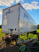 2018 GREAT DANE 53' DRY VAN TRAILER SWING DOORS, WOOD FLOOR, AIR RIDE, TANDEM AXLE FREIGHT TRAILER