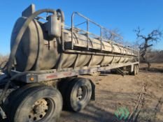 2024 C. GALLEGOS VT 150 03 VACUUM TANK TRAILER - 150 BBL / 6,300 GALLON ALUMINUM VACUUM TRAILER
