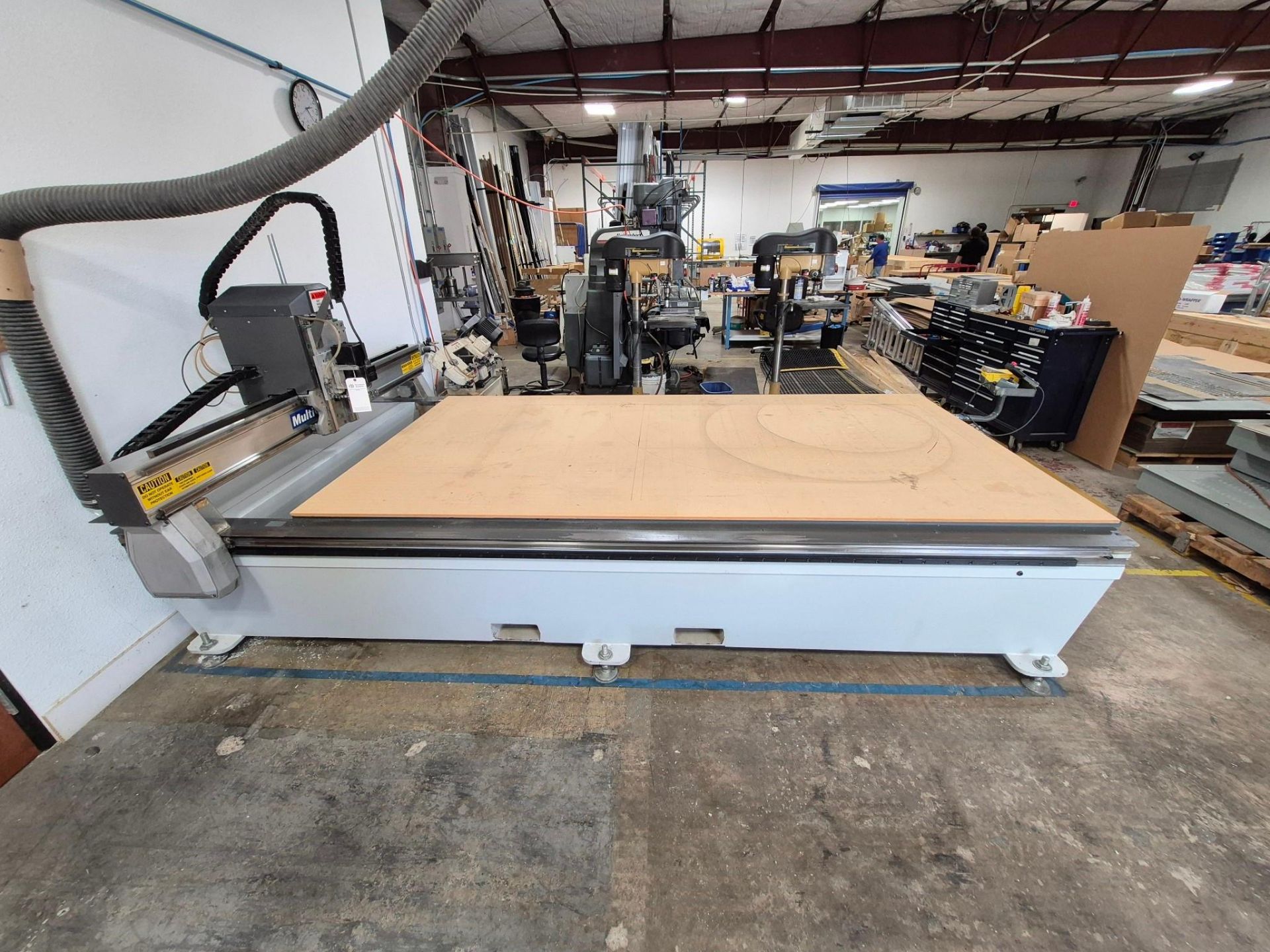 Multicam Router Tables 2011 MULTICAM 1000 SERIES 1-204-R-PF CNC ROUTER - 5' X 10' TABLE, 208V ...