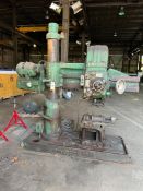 CARLTON 1A RADIAL ARM DRILL, 4' ARM, 11