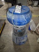 C&M TOPLINE TLV-50 VIBRATORY BOWL FINISHER - 0.50 CU. FT. CAPACITY, 115V, WITH TLV-105 STAND