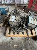 (2) MILLER 22A WIRE FEEDERS, 24V, WITH ASSORTED MIG WELDING GUNS AND HOSES