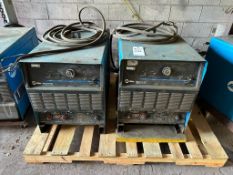(2) MILLER DELTAWELD 452 MIG WELDERS, 450 AMP, 100% DUTY CYCLE, CV-DC POWER SOURCE, 3-PHASES