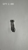 QTY: 2,480 M6 PF CART CA WARNING 1.0ML + BLACK BARREL MP, FULL INVENTORY (1 CASE + 480 LOOSE EACH)