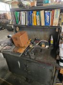 (2) WORK BENCHES WITH CONTENTS - TOOLING & HARDWARE
