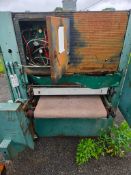 TIMESAVERS MODEL 336-1 INDUSTRIAL WIDE-BELT SANDER & DEBURRING MACHINE