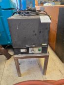DENTSPLY CERAMCO VULCAN A-550 2000°F MAX TEMP BURNOUT FURNACE W/ STAINLESS STEEL STAND