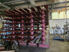 (4) BARSTOCK STORAGE RACKS - 25
